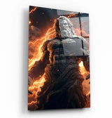 Zeus' Fire | Designers Collection Glass Wall Art