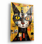 Egyptian Cat・Designers Collection Glass Wall Art - Artdesigna