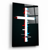 Cross - Trippy | Designers Collection Glass Wall Art