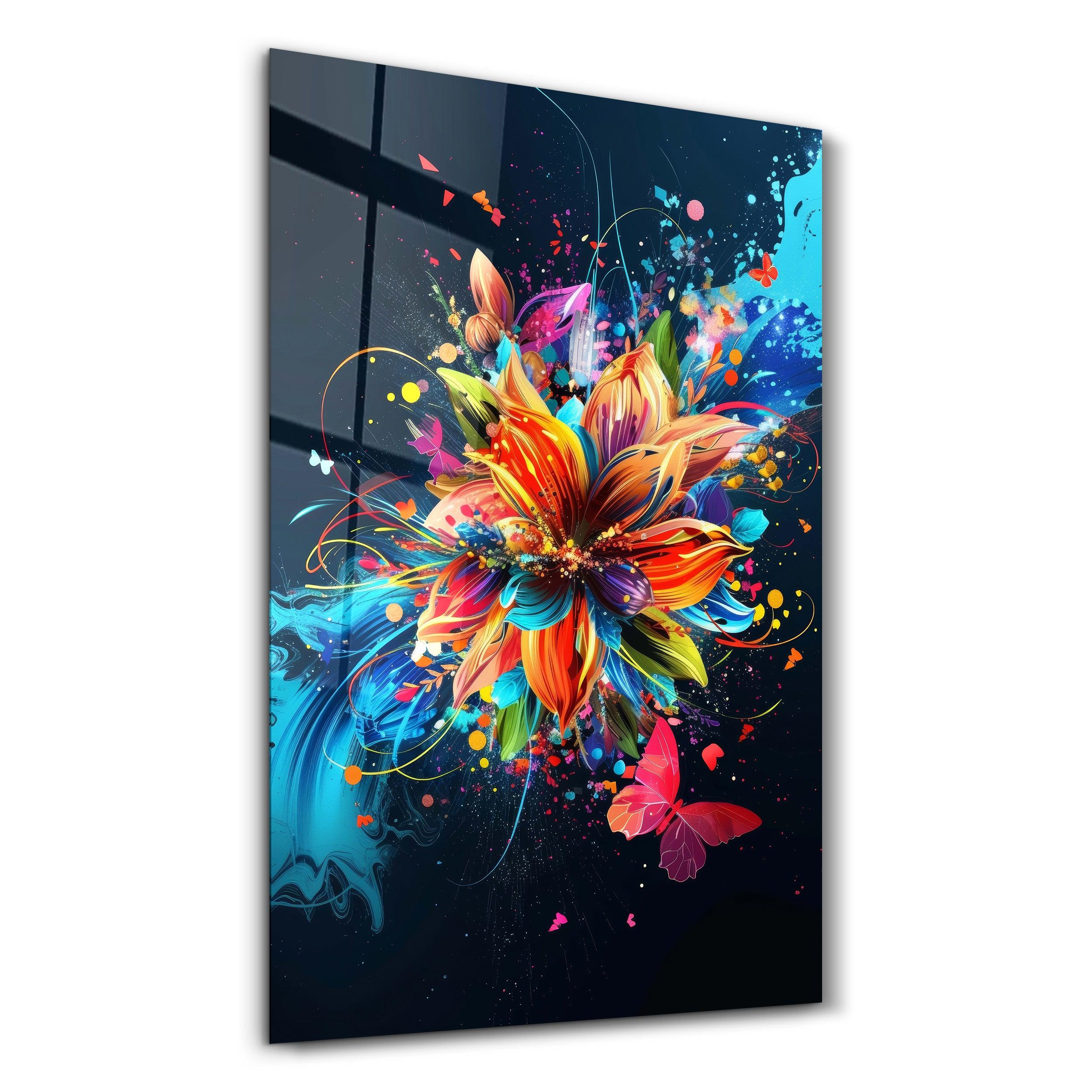 Spring Flowers - Glass Wall Art - ArtDesigna Glass Printing Wall Art
