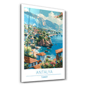 Antalya Turkey-Travel Posters | Glass Wall Art - ArtDesigna Glass Printing Wall Art