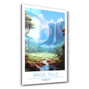 Angel Falls Venezula-Travel Posters | Glass Wall Art
