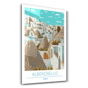 Alberobello Italy-Travel Posters | Glass Wall Art