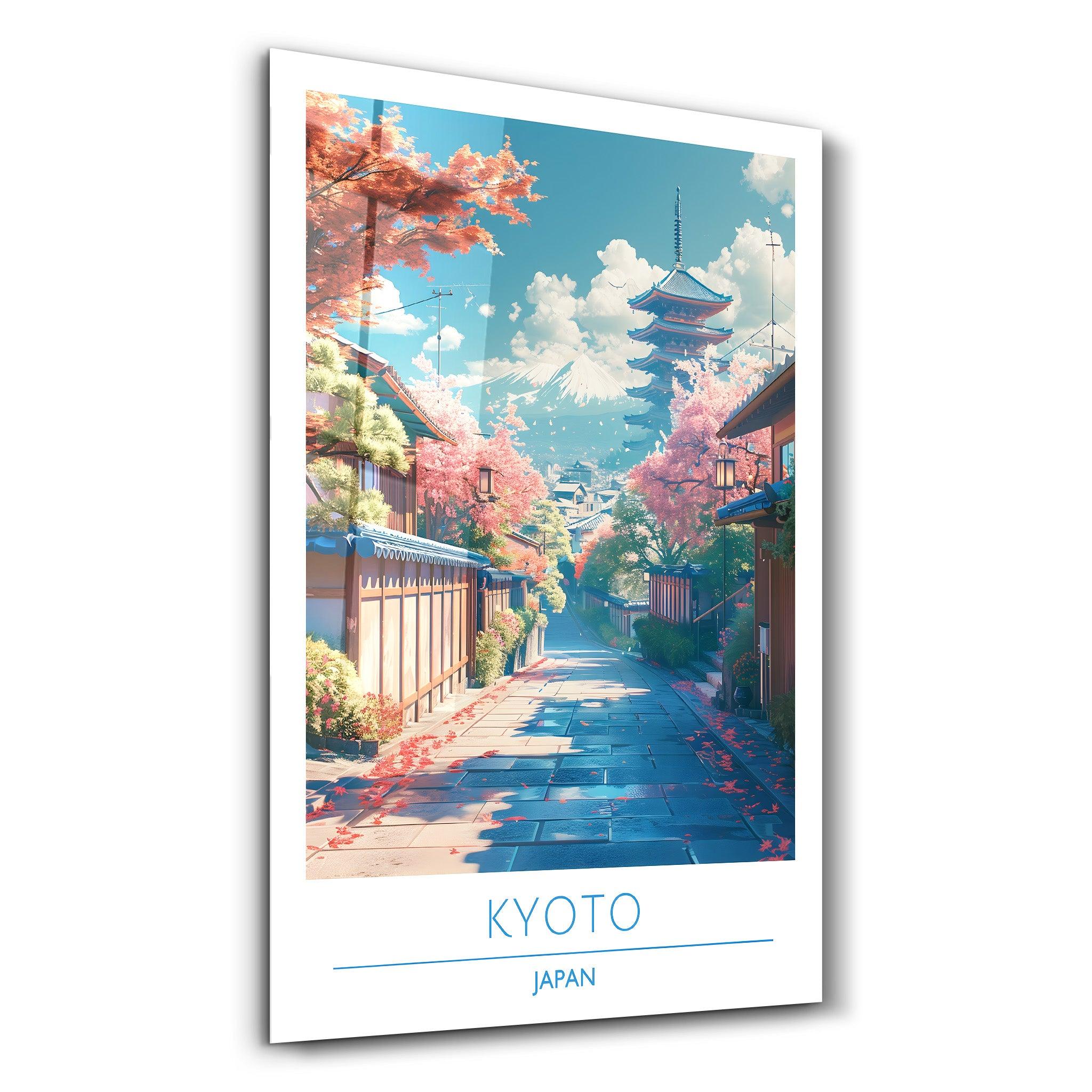 Kyoto Japan-Travel Posters | Glass Wall Art - ArtDesigna Glass Printing Wall Art