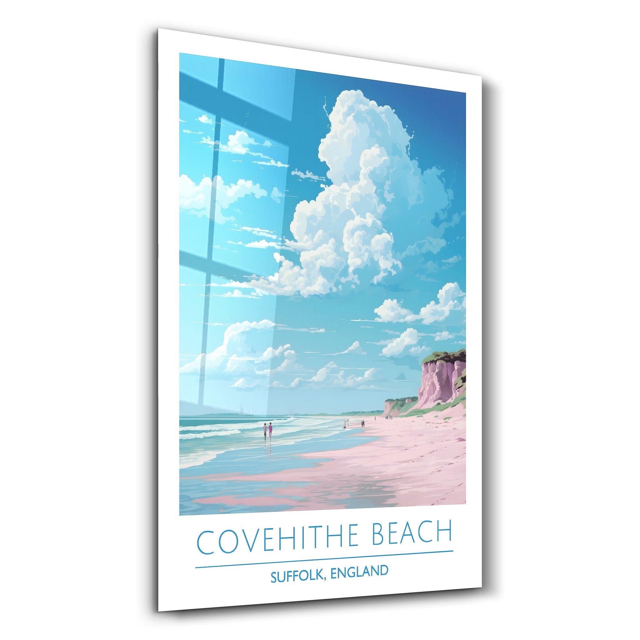 Covehithe Beach-Suffolk England-Travel Posters | Glass Wall Art - ArtDesigna Glass Printing Wall Art