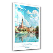 Krakow Poland-Travel Posters | Glass Wall Art - ArtDesigna Glass Printing Wall Art