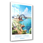 Sydney Opera Australia-Travel Posters | Glass Wall Art