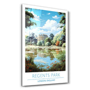 Regents Park-London England-Travel Posters | Glass Wall Art - ArtDesigna Glass Printing Wall Art