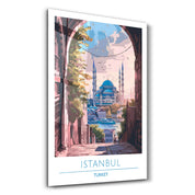 Istanbul Turkey-Travel Posters | Glass Wall Art - ArtDesigna Glass Printing Wall Art
