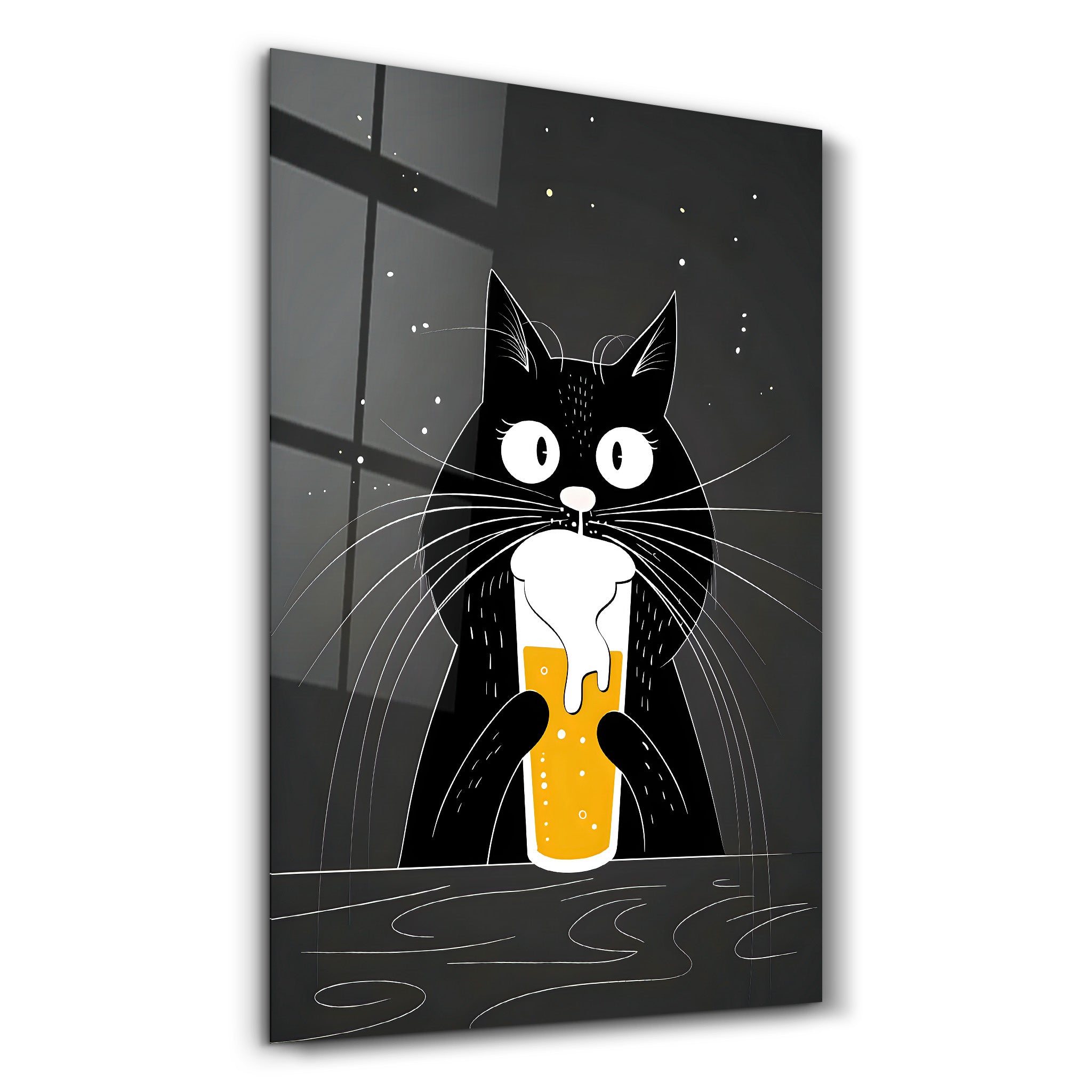 Do you want some beer? - Glass Wall Art