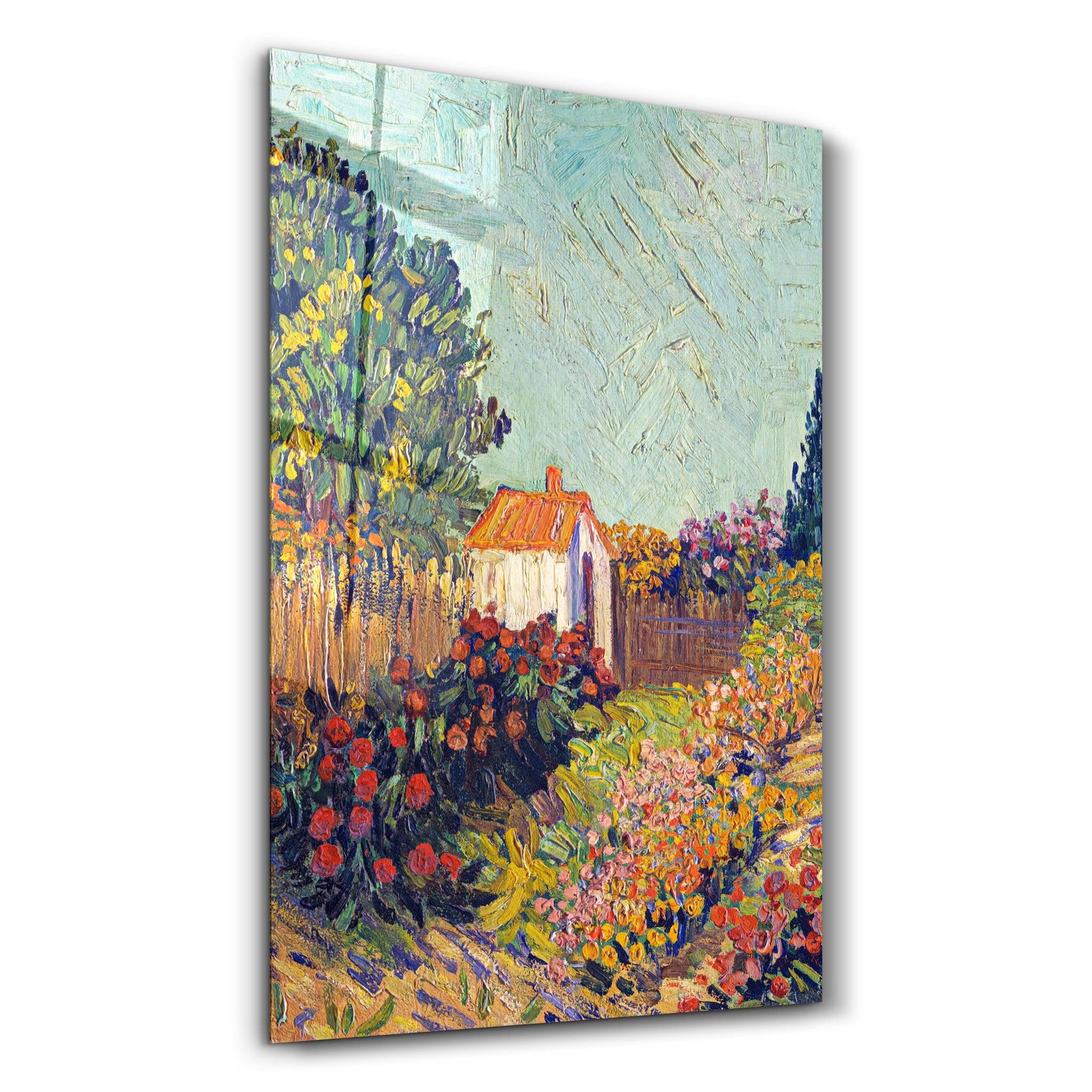 Landscape (1925–1928) by Vincent van Gogh | Glass Wall Art - ArtDesigna Glass Printing Wall Art