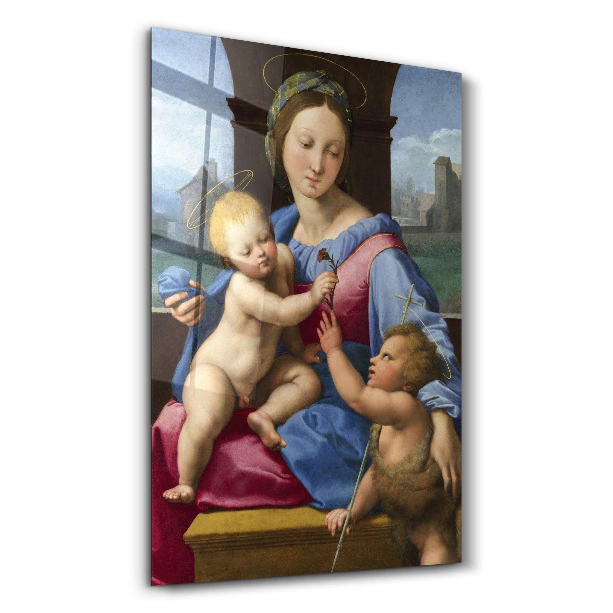 Raphael's The Garvagh Madonna (1509–1510) | Glass Wall Art - ArtDesigna Glass Printing Wall Art