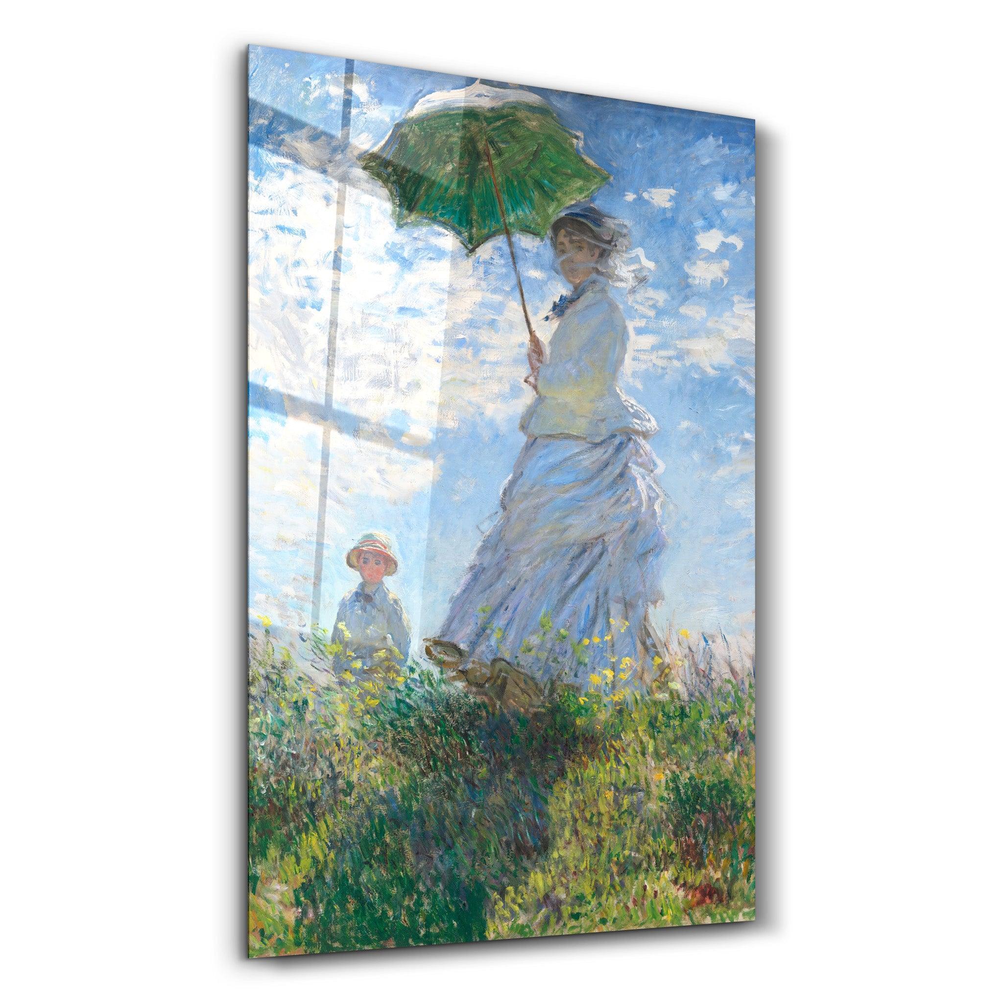クロード・モネ「Woman with a Parasol-Madame Mone Woman With a Parasol - Madame Monet and Her Son - Claude Monet