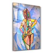 One Body Cello And Human | Glass Wall Art - ArtDesigna Glass Printing Wall Art
