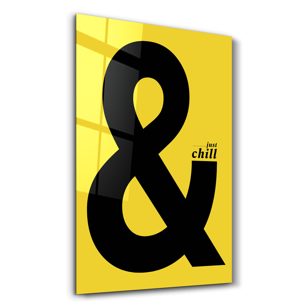 Just Chill V2 | Designers Collection Glass Wall Art