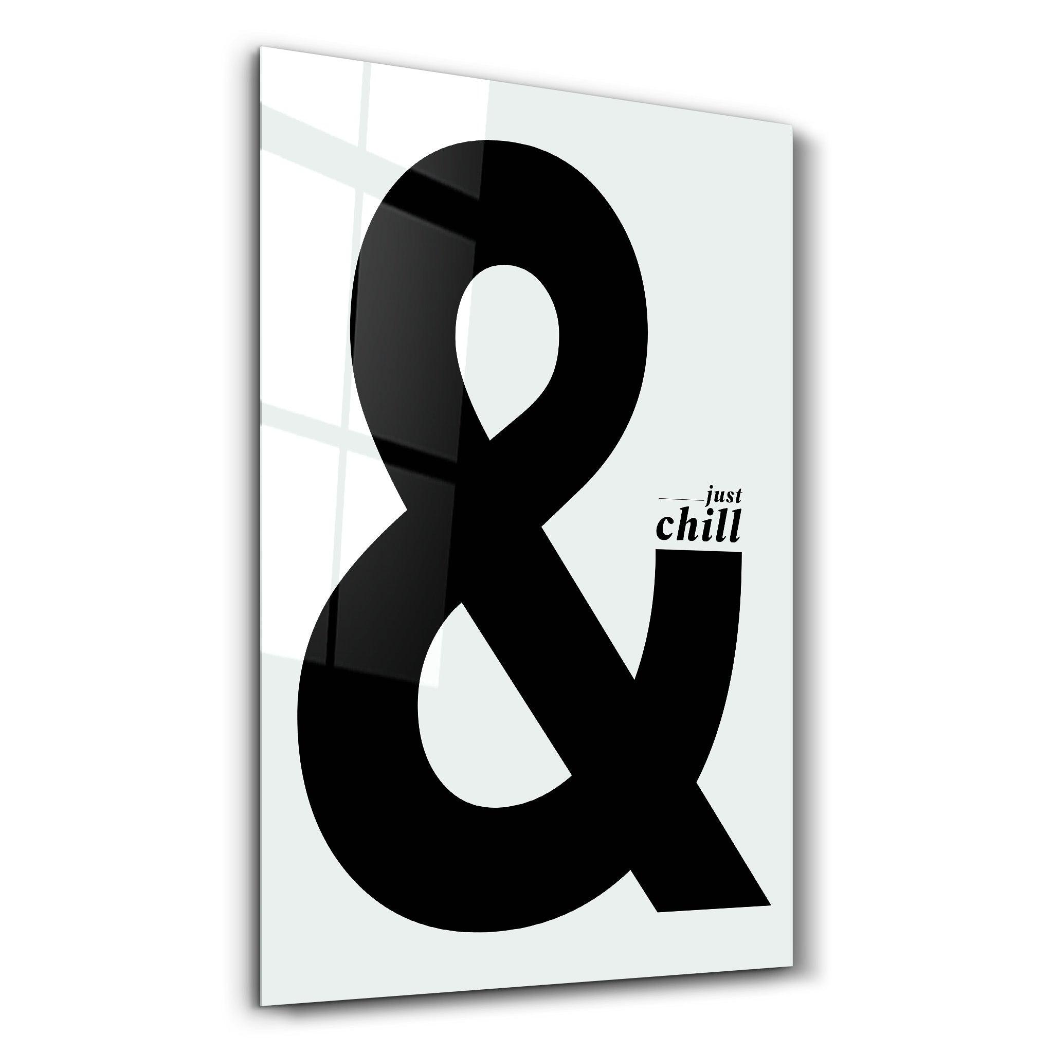 Just Chill V2 | Designers Collection Glass Wall Art - ArtDesigna Glass Printing Wall Art