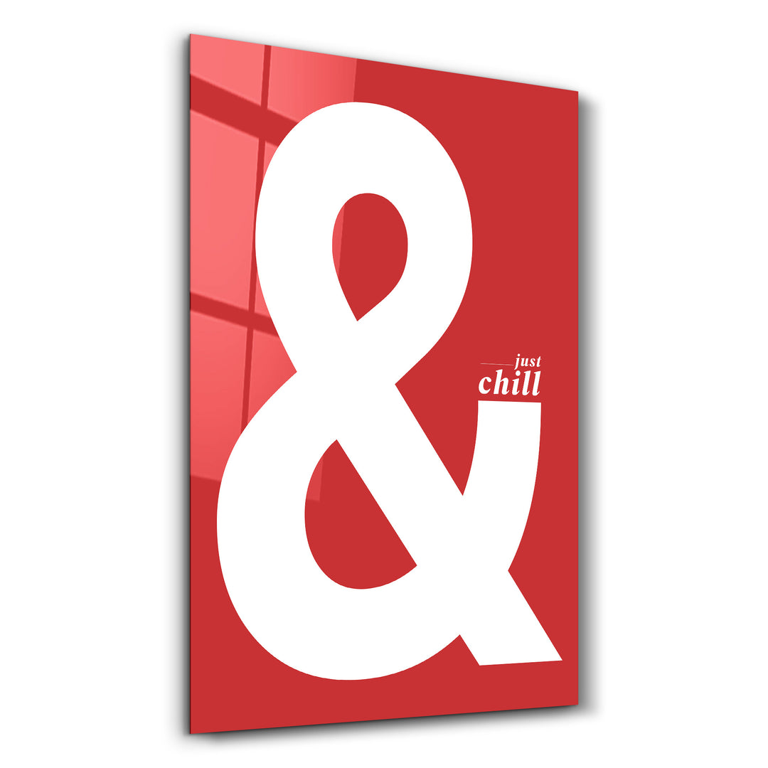 Just Chill | Designers Collection Glass Wall Art