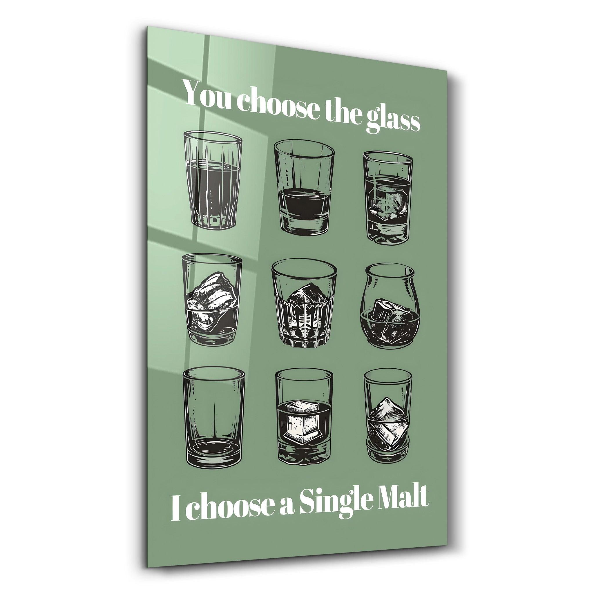 Single Malt | Designers Collection Glass Wall Art - ArtDesigna Glass Printing Wall Art