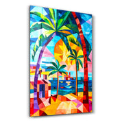 Tropical Delight | Glass Wall Art