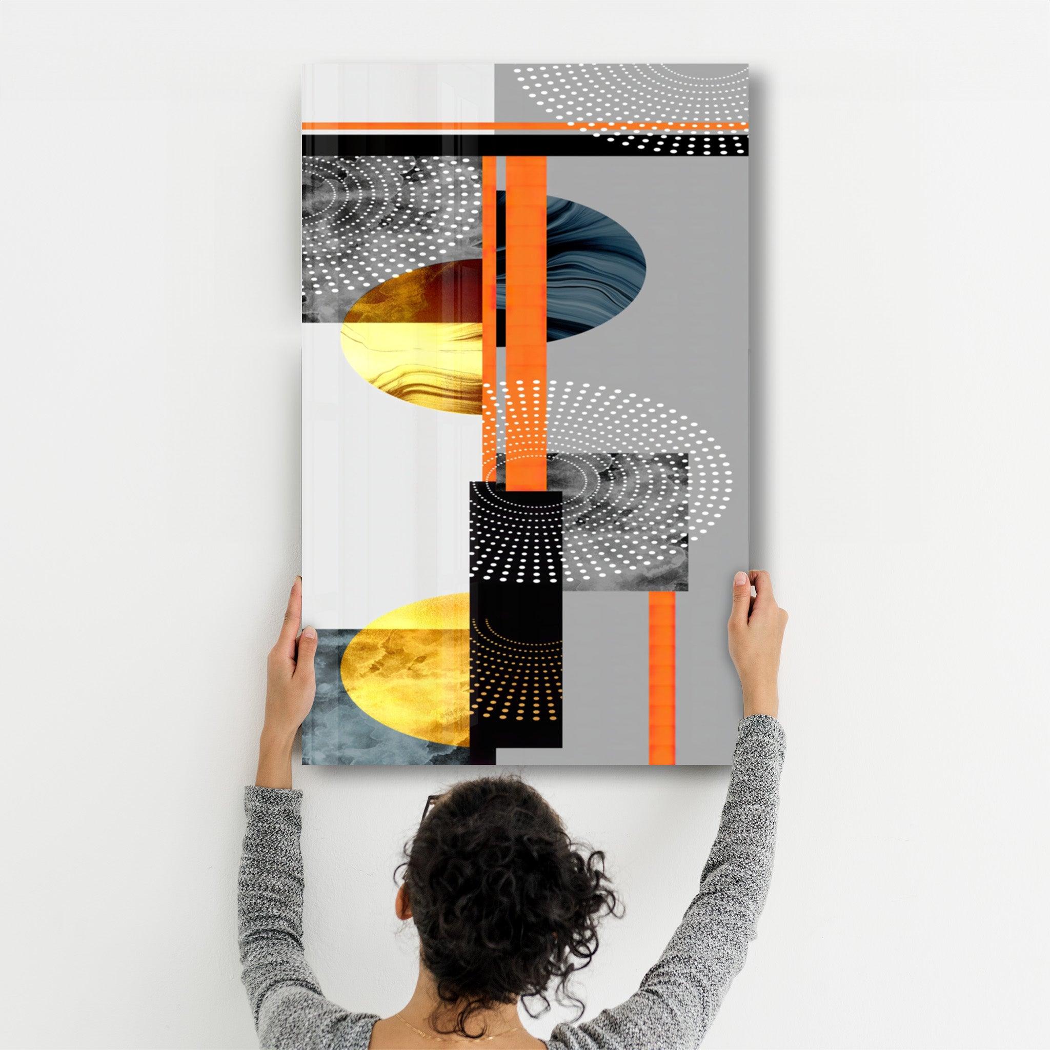 Abstract Shapes | Glass Wall Art - ArtDesigna Glass Printing Wall Art