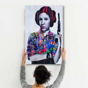 Vintage Leia | Glass Wall Art - ArtDesigna Glass Printing Wall Art