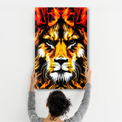 The Big Cat | Glass Wall Art - ArtDesigna Glass Printing Wall Art
