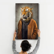 Tiger Head | Glass Wall Art - ArtDesigna Glass Printing Wall Art