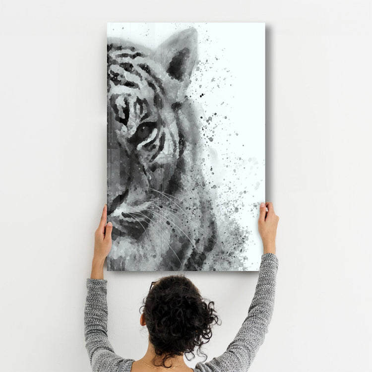 ・"Tiger 6"・Glass Wall Art - ArtDesigna Glass Printing Wall Art
