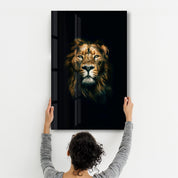 Wild Lion | Glass Wall Art - ArtDesigna Glass Printing Wall Art