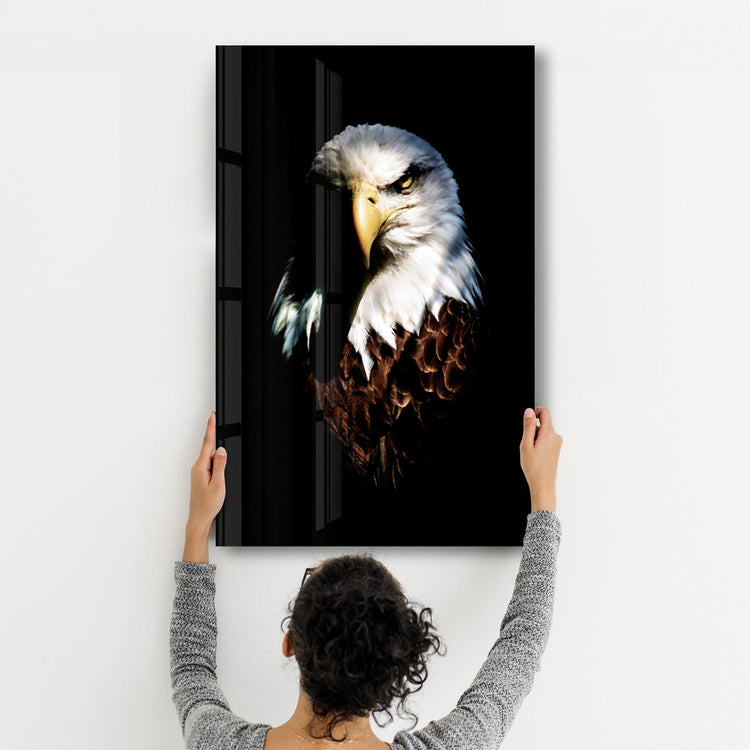 ・"Eagle"・Glass Wall Art - ArtDesigna Glass Printing Wall Art