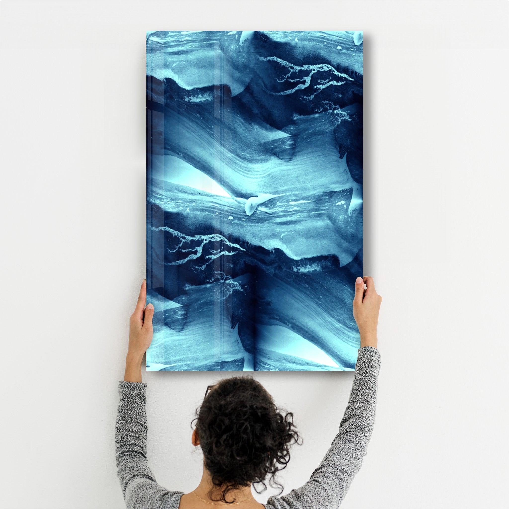 Abstract Waves | Glass Wall Art - ArtDesigna Glass Printing Wall Art