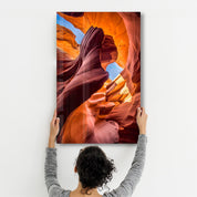 Magical Canyon | Glass Wall Art - Artdesigna