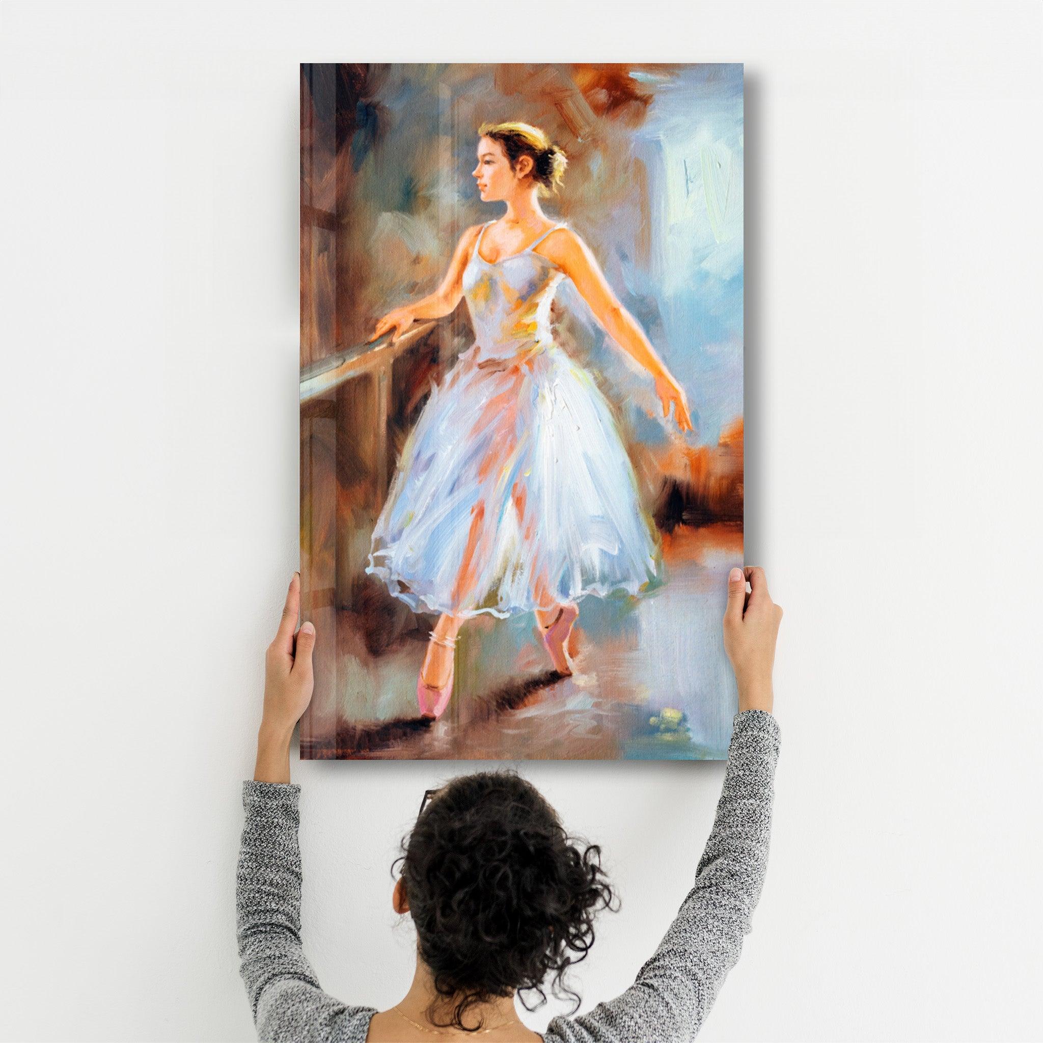 Abstract Ballerina | Glass Wall Art - ArtDesigna Glass Printing Wall Art