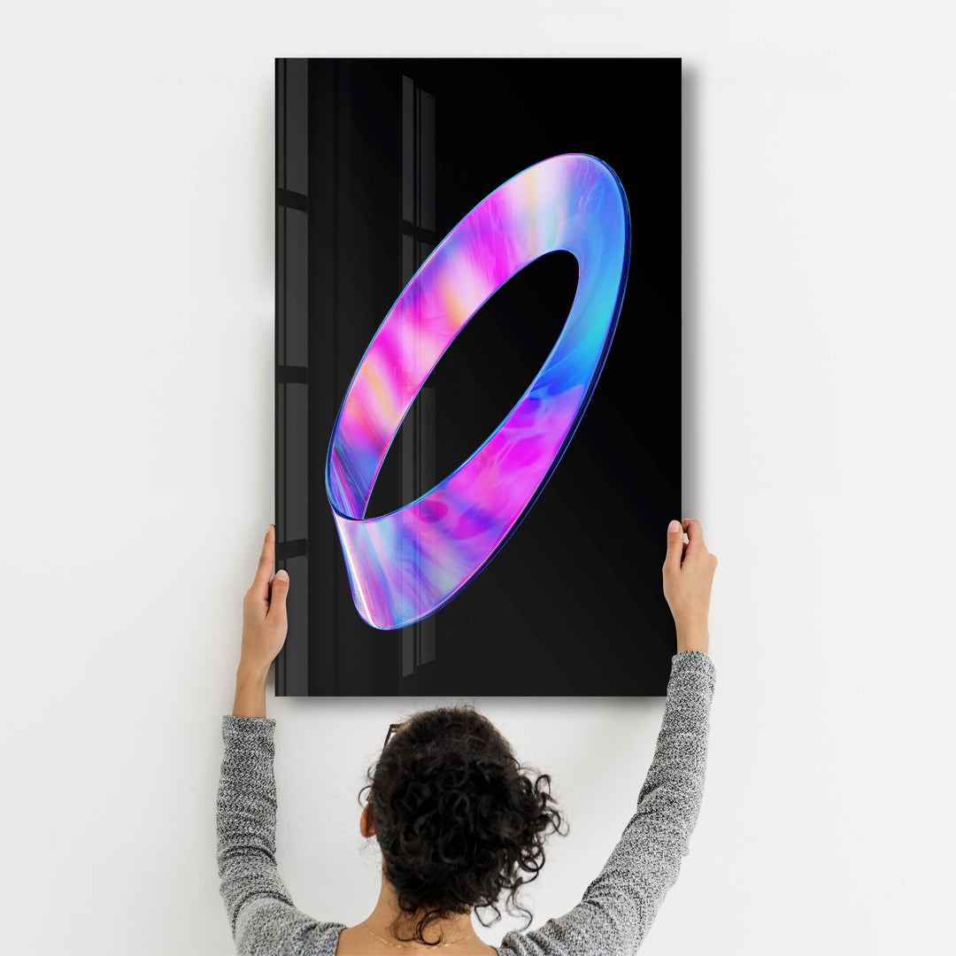 Ring of Rainbow | Designer's Collection Glass Wall Art - ArtDesigna Glass Printing Wall Art
