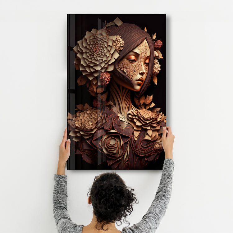 Queen of Nature V2 | Secret World Collection Glass Wall Art - ArtDesigna Glass Printing Wall Art