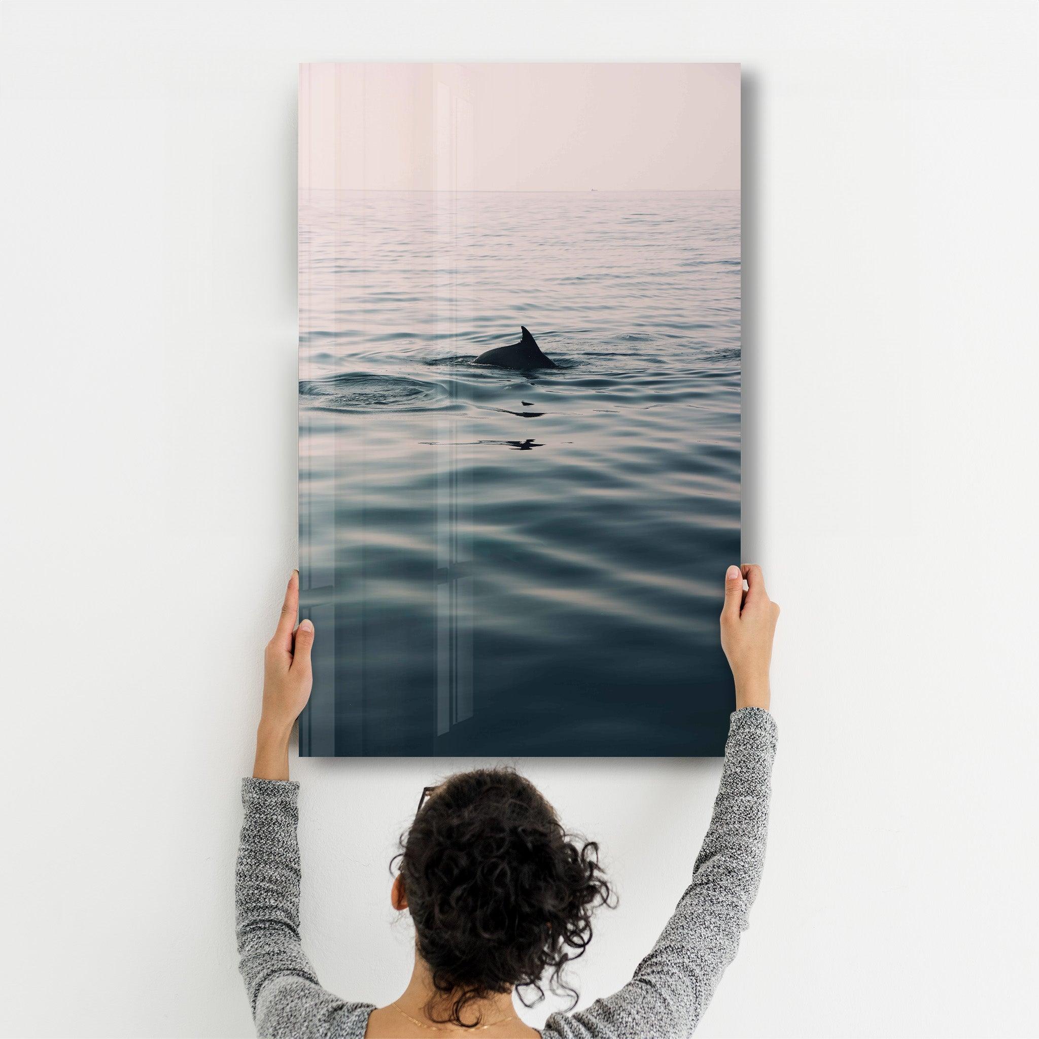 Angel of the Ocean | Designer's Collection Glass Wall Art - ArtDesigna Glass Printing Wall Art