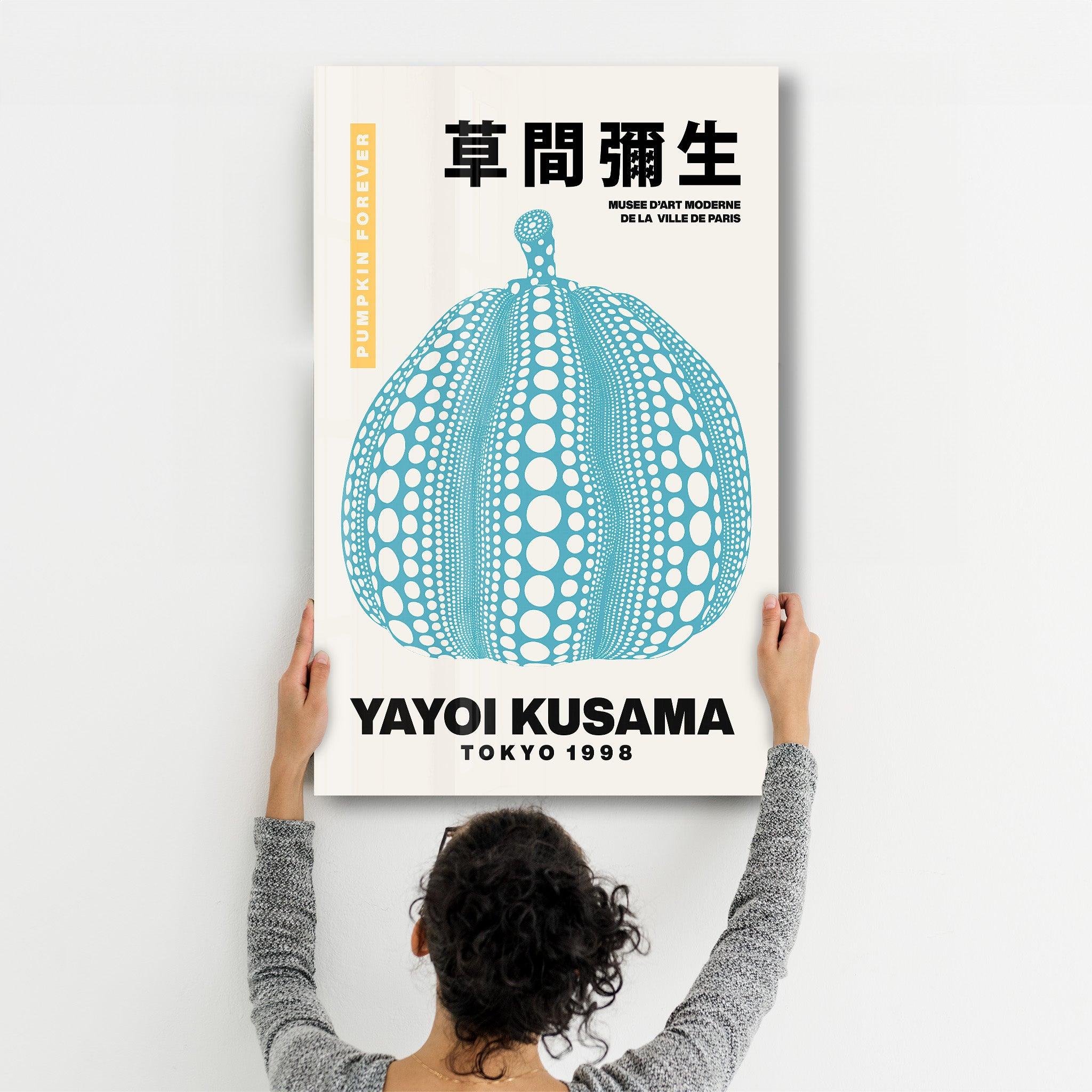 Yayoi Kusama - Tokyo - 1998 | Gallery Print Collection Glass Wall Art - ArtDesigna Glass Printing Wall Art