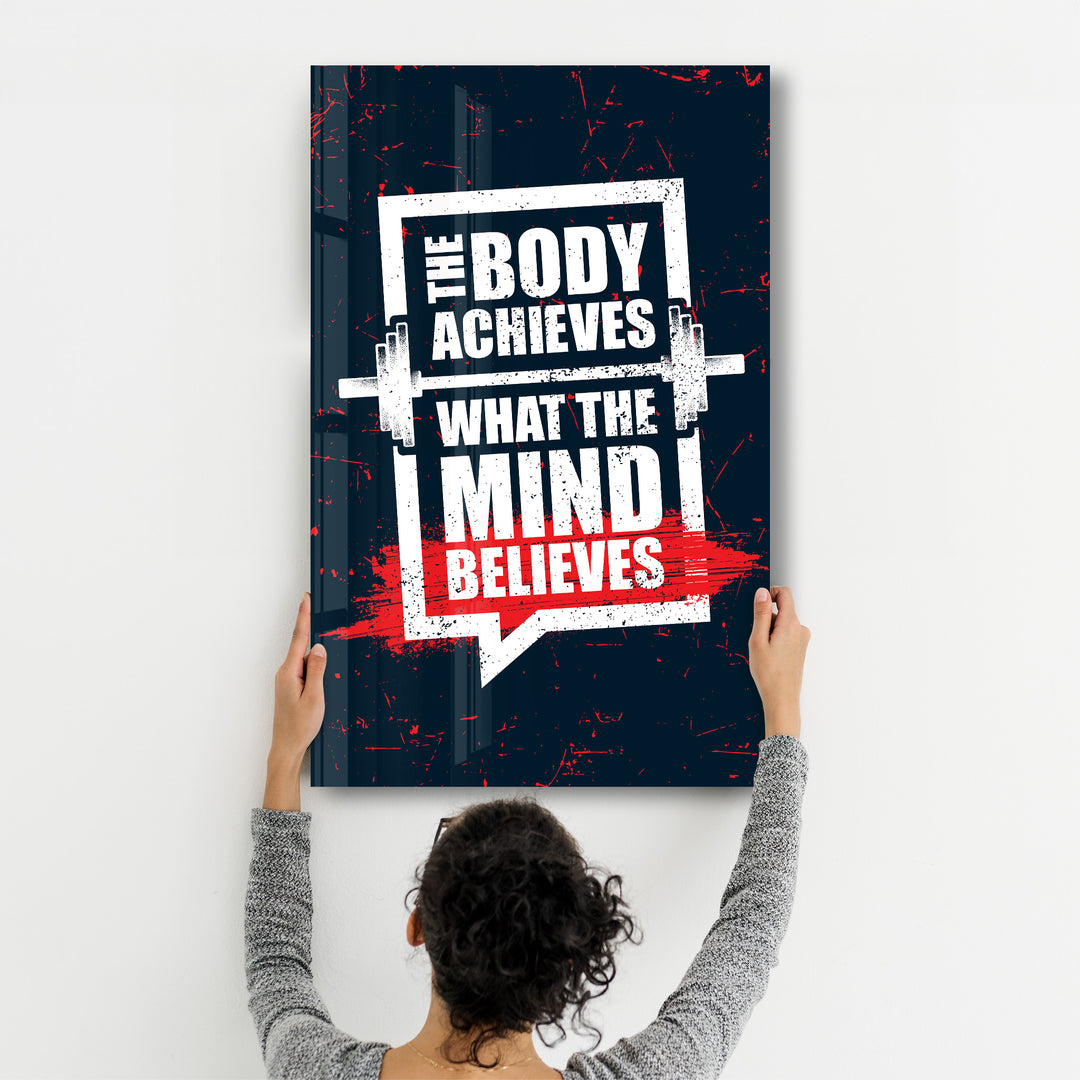 ・"Body and Mind"・Motivational Glass Wall Art - ArtDesigna Glass Printing Wall Art