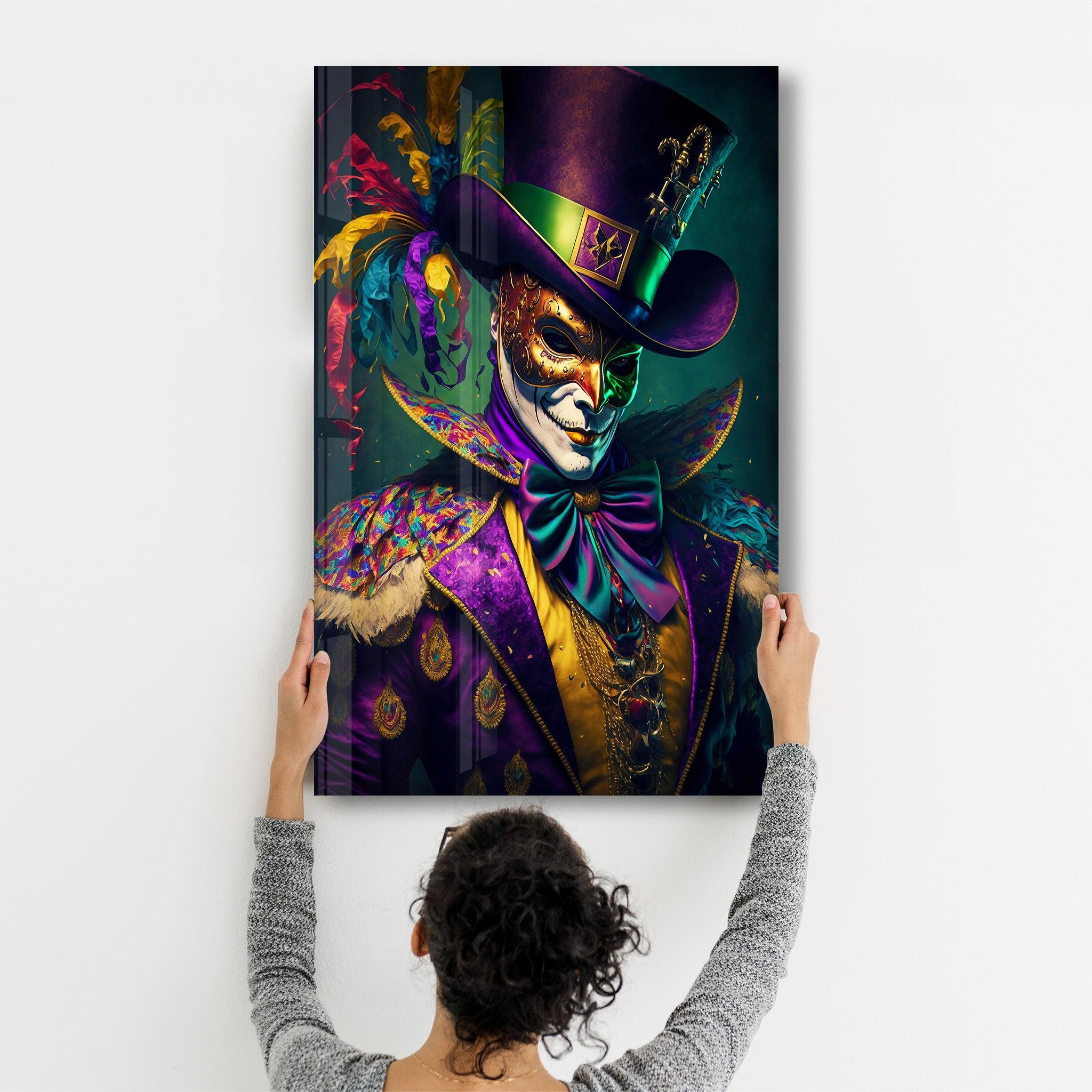 Joker | Secret World Collection Glass Wall Art - ArtDesigna Glass Printing Wall Art