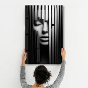 Behind the Bars | Designers Collection Glass Wall Art - Artdesigna