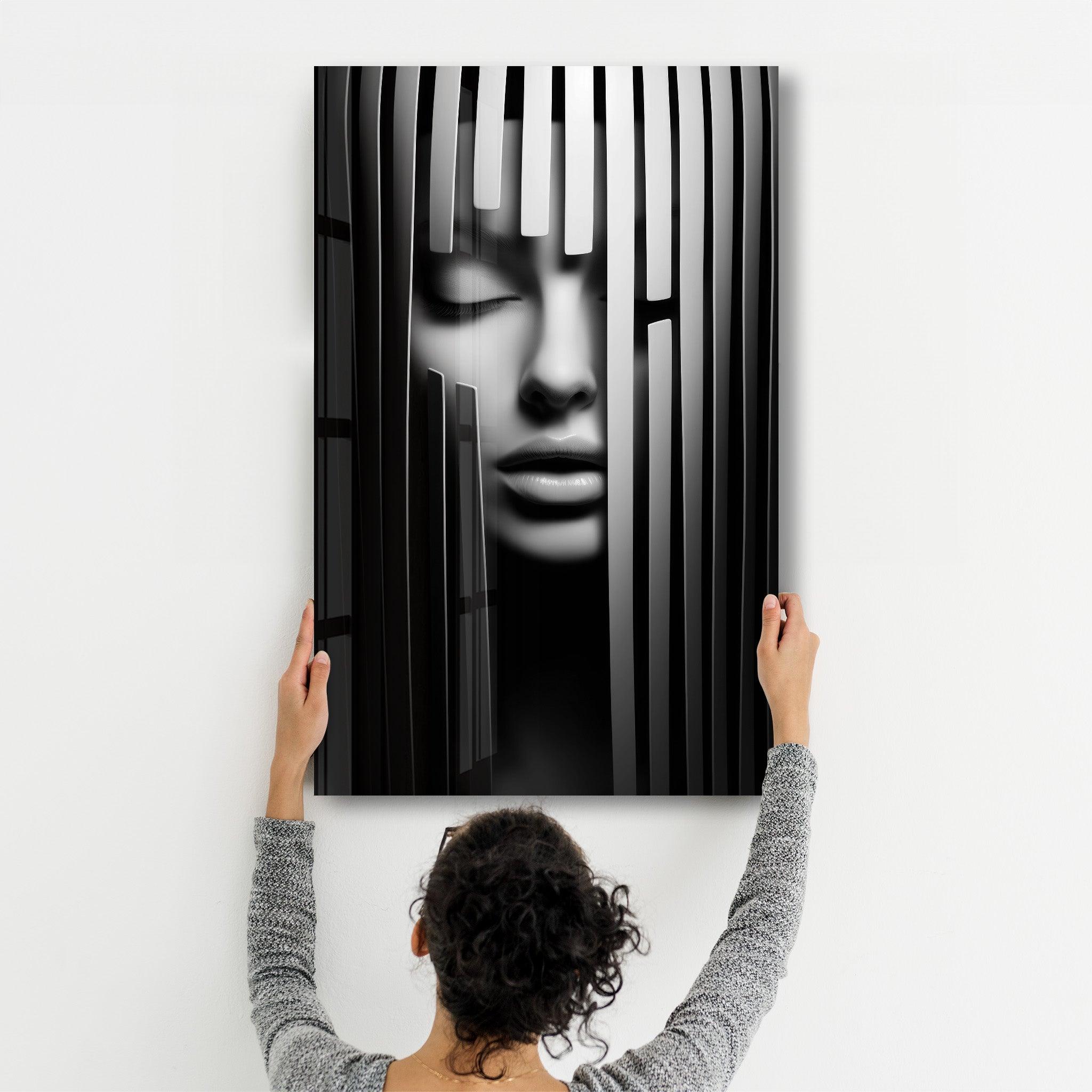 Behind the Bars | Designers Collection Glass Wall Art - ArtDesigna Glass Printing Wall Art