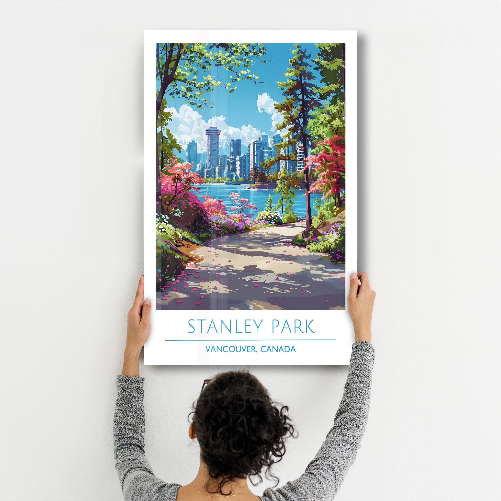 Stanley Park-Vancouver Canada-Travel Posters | Glass Wall Art