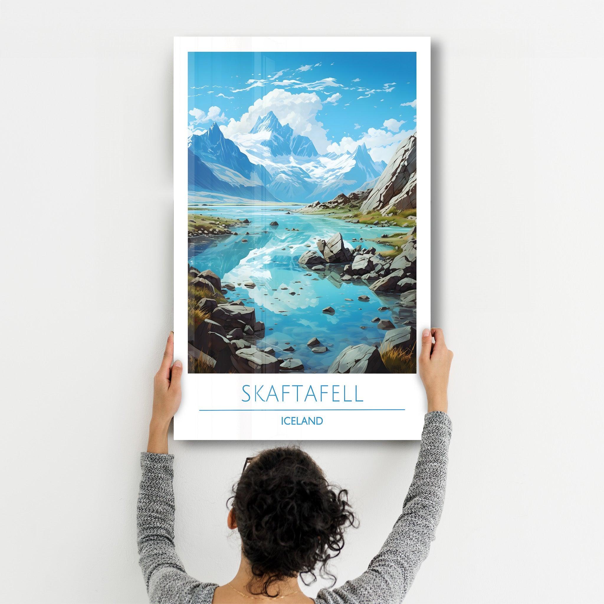 Skaftafell Iceland-Travel Posters | Glass Wall Art - ArtDesigna Glass Printing Wall Art