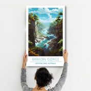 Barron Gorge-National Park Australia-Travel Posters | Glass Wall Art - ArtDesigna Glass Printing Wall Art