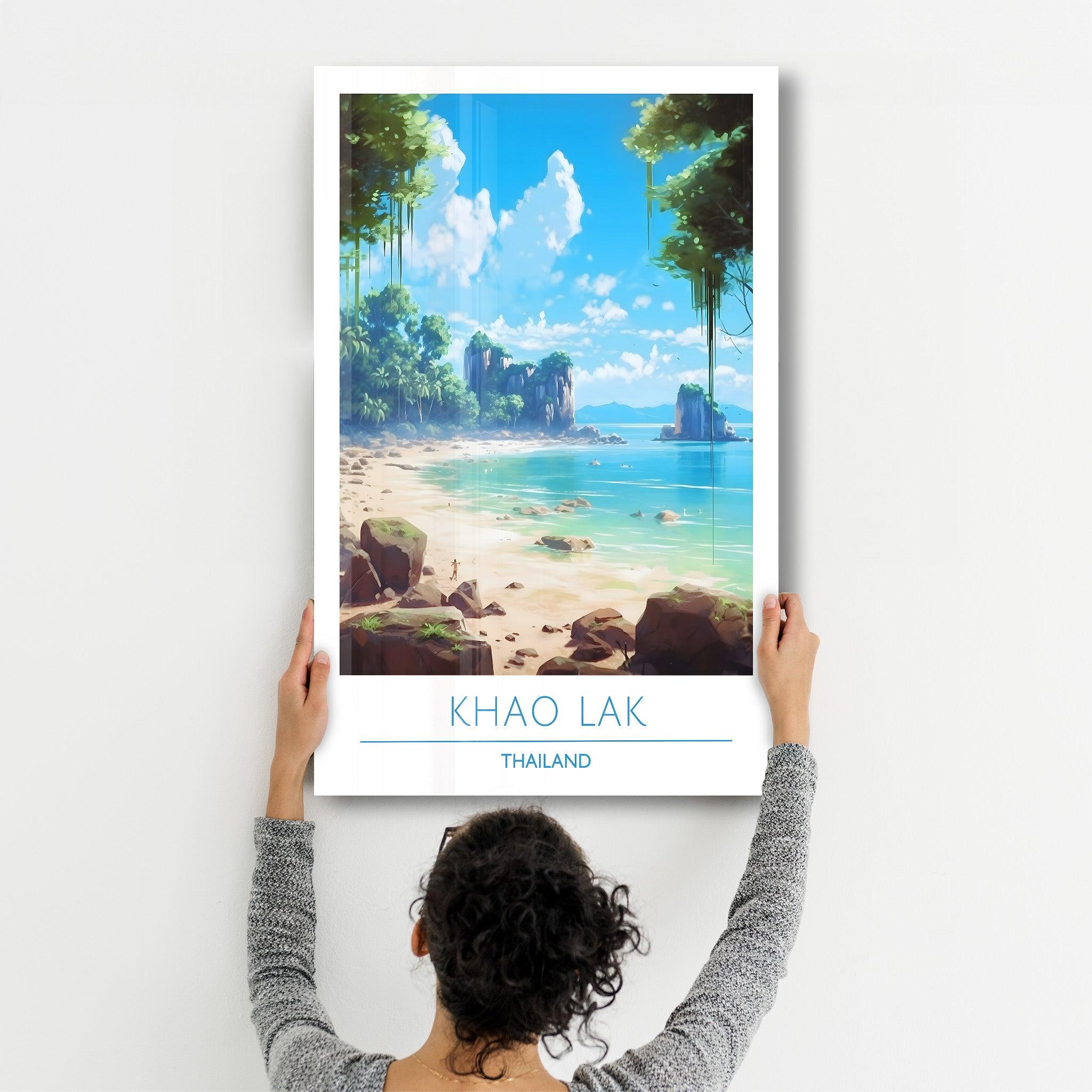 Khao Lak Thailand-Travel Posters | Glass Wall Art - ArtDesigna Glass Printing Wall Art