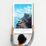 Giants Causeway Ireland-Travel Posters | Glass Wall Art - ArtDesigna Glass Printing Wall Art