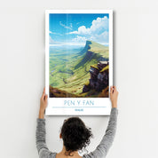 Pen Y Fan Wales-Travel Posters | Glass Wall Art - ArtDesigna Glass Printing Wall Art