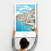 Syros Greece-Travel Posters | Glass Wall Art