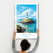 Anglesey Wales-Travel Posters | Glass Wall Art - ArtDesigna Glass Printing Wall Art