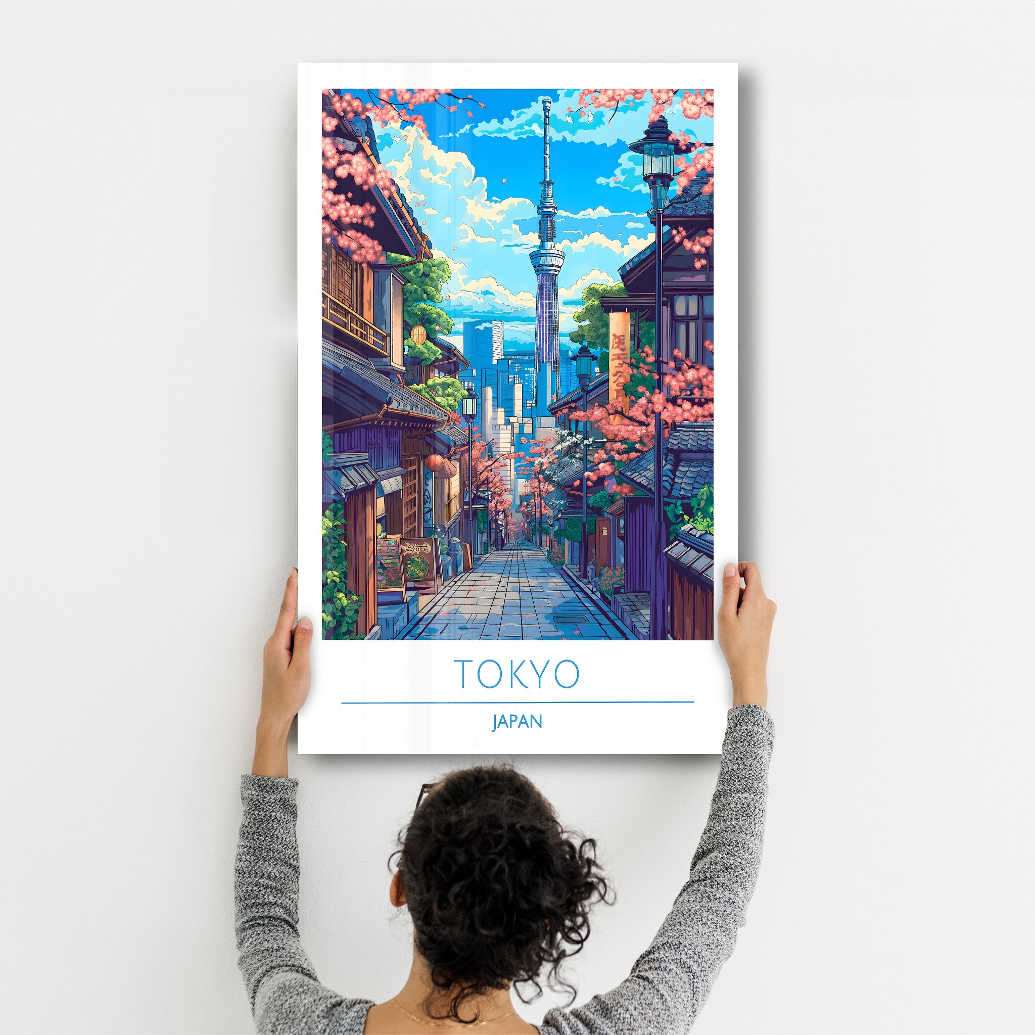 Tokyo Japan-Travel Posters | Glass Wall Art